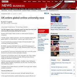 UK enters global online university race