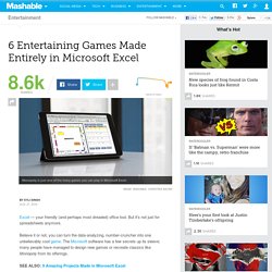 6 Entertaining Games Made Entirely in Microsoft Excel