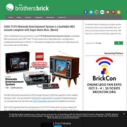 LEGO 71374 Nintendo Entertainment System is a buildable NES console complete with Super Mario Bros. [News]