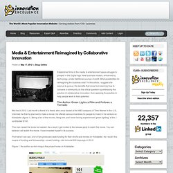 Media & Entertainment Reimagined by Collaborative Innovation