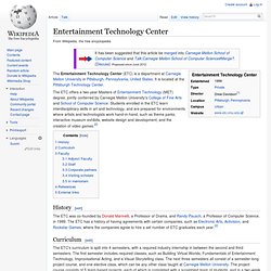 Entertainment Technology Center