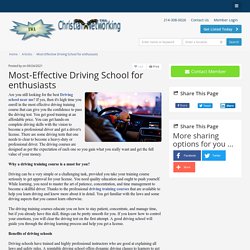 Enroll in the best driving school near me