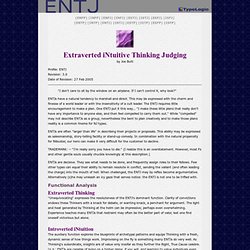 ENTJ Profile