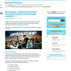 Entourage.js - Automatic Download Tracking for Asynchronous Google Analytics