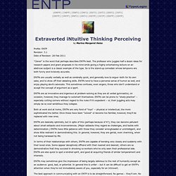 ENTP Profile