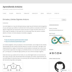 Entradas y Salidas Digitales Arduino