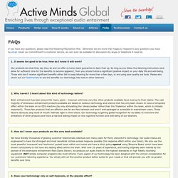 FAQs - Best Brainwave Entrainment