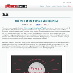 The Rise of the Female Entrepreneur