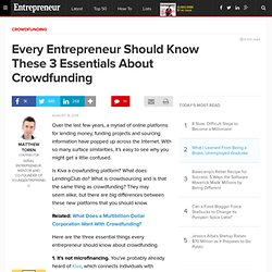 Every Entrepreneur Should Know These 3 Essentials About Crowdfunding
