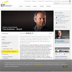 20 ans du Prix de l'Entrepreneur - Yves Guillemot – Ubisoft