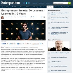 Smarts: 30 Lessons I Learned in 30 Years