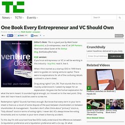 One Book Every Entrepreneur and VC Should Own