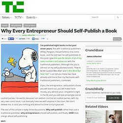 Why Every Entrepreneur Should Self-Publish a Book
