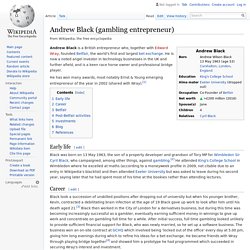 Andrew Black (gambling entrepreneur) - Wikipedia