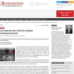 La mesure du coût du risque entrepreneurial
