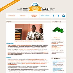 GSVC Francophone – ESSEC »- projet Burkinabé FASOPROT