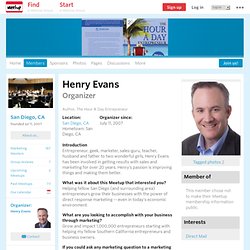 Henry Evans - Effective Marketing for Entrepreneurs (Glazer-Kennedy SD) (San Diego, CA