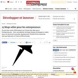 25 blogs utiles pour les entrepreneurs