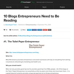 10 Blogs Entrepreneurs Need to Be Reading