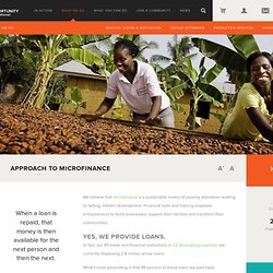 Microfinance for Global Entrepreneurs