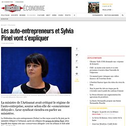 Les auto-entrepreneurs et Sylvia Pinel vont s'expliquer