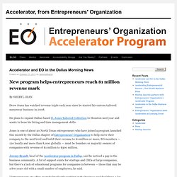 Accelerator, from Entrepreneurs' Organization