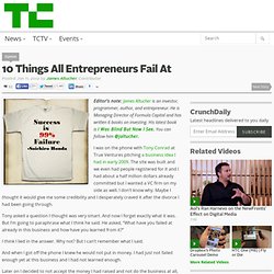 10 Things All Entrepreneurs Fail At