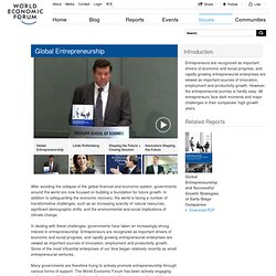 World Economic Forum - Global Entrepreneurship