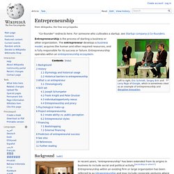 Entrepreneurship