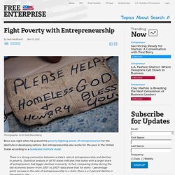 Fight Poverty with Entrepreneurship