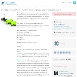 Presents: The Ins and Outs of Entrepreneurship