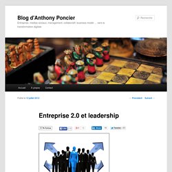 Entreprise 2.0 et leadership