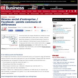 Réseau Social d’Entreprise / Facebook : points communs et différences par @edouaud #e20