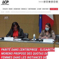 Parité dans l'entreprise : Elisabeth Moreno propose des quotas de femmes dans les instances de direction