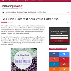 Le Guide Pinterest pour votre Entreprise