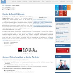 SWOT de Entreprise Société Générale