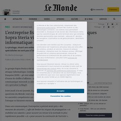 L’entreprise française de services numériques Sopra Steria victime d’une attaque informatique