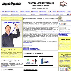 Portail Lean Entreprise - Lean Manufacturing HC online