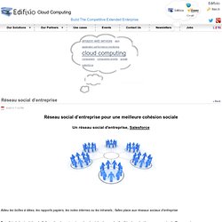 Cloud - Réseau social d’entreprise - Newsletters