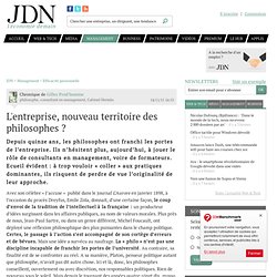 L'entreprise, nouveau territoire des philosophes ? par Gilles Prod'Homme - Chronique Management