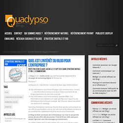 Blog Quadypso - Spécialiste du marketing Digital