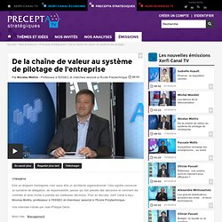 Nicolas Mottis, ESSEC - De la chaîne de valeur au système de pilotage de l'entreprise - Precepta stratégiques