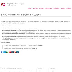 SPOC – Small Private Online Courses