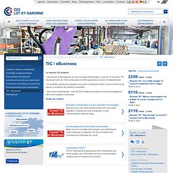 TIC / eBusiness / Thématique / Site Portail / CCI47 - Chambre de Commerce et d'Industrie Territoriale de Lot-Et-Garonne