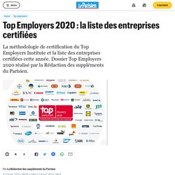 Top Employers 2020 : la liste des entreprises certifiées