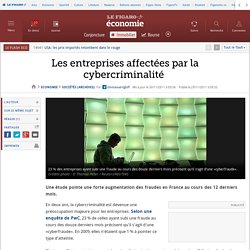 Les entreprises affectées par la cybercriminalité 