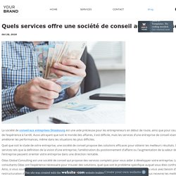 Quels services offre une société de conseil aux entreprises? - Fondseuropeens