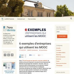 6 entreprises qui utilisent les MOOC