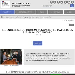 Les entreprises du tourisme s'engagent en faveur de la réassurance sanitaire