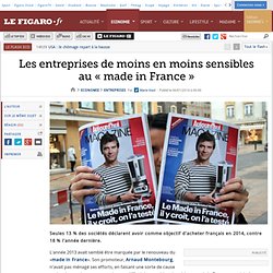 Les entreprises de moins en moins sensibles au « made in France »